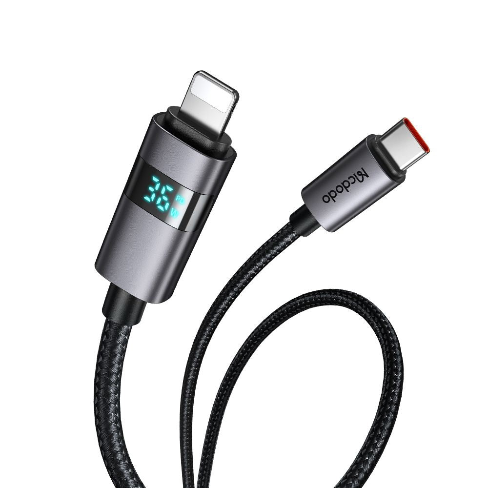 USB-C to Lightning McDodo CA-6570 Display Data and Charging Cable, 36W, 1.2m, Black