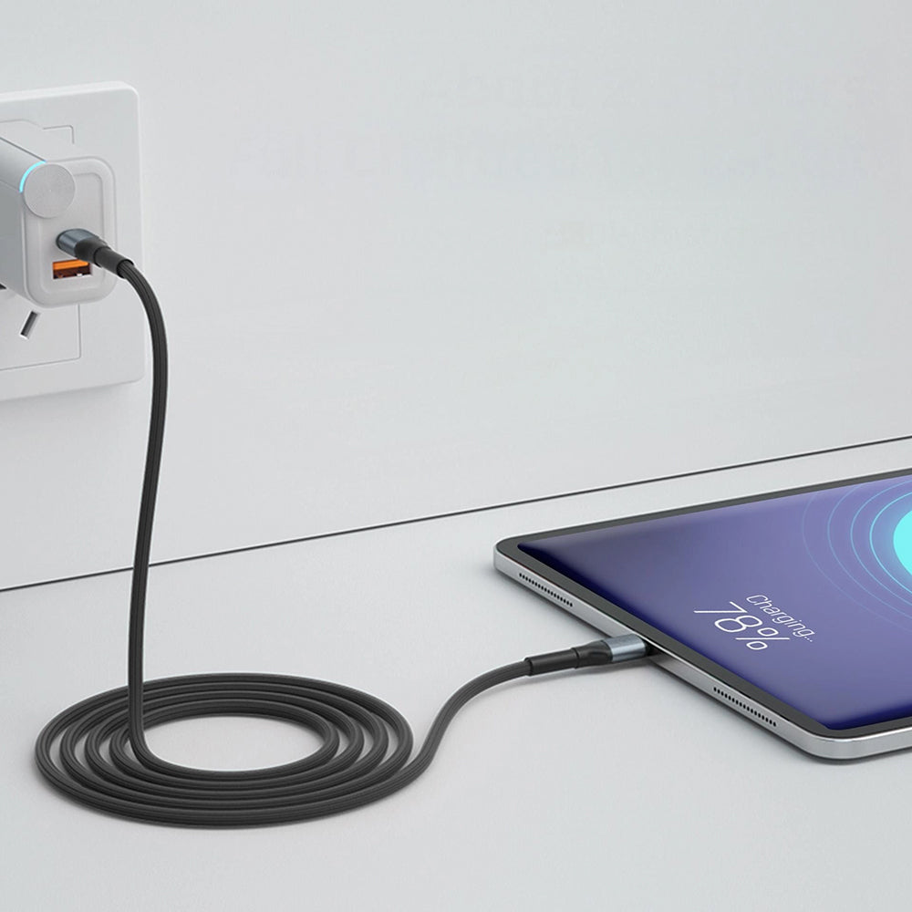 USB-C Data and Charging Cable - USB-C 3MK Hyper N, 240W, 2m, Black
