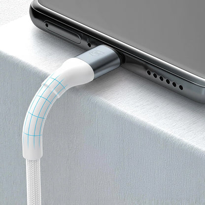 USB-C Data and Charging Cable - USB-C 3MK Hyper N, 100W, 1m, White