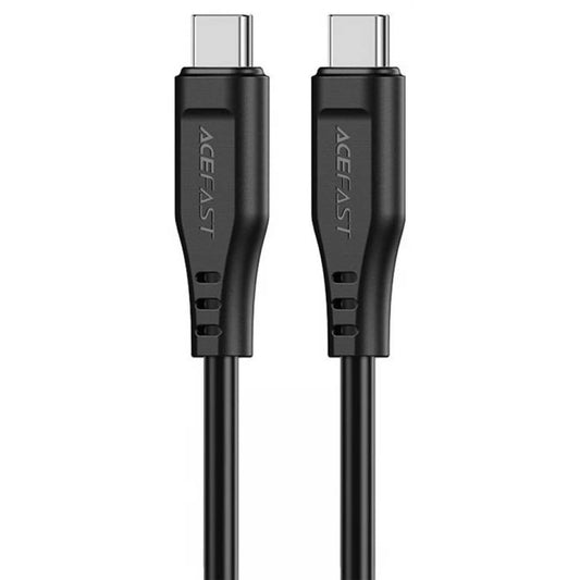 USB-C Data- en Oplaadkabel - USB-C Acefast C3-03, 60W, 1.2m, Zwart