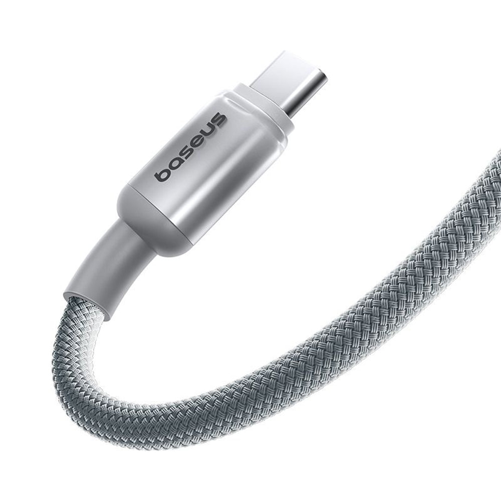 USB-C Data- en Oplaadkabel - USB-C Baseus Discolor, 100W, 2m, Zilver E0420800