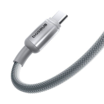 USB-C Data- en Oplaadkabel - USB-C Baseus Discolor, 100W, 2m, Zilver E0420800