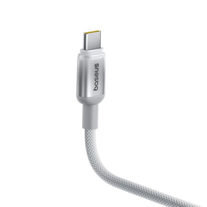 USB-C Data- en Oplaadkabel - USB-C Baseus Discolor, 100W, 2m, Zilver E0420800