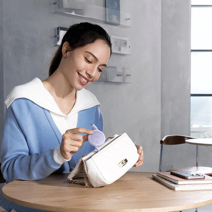 USB-C Data- en Oplaadkabel - USB-C Baseus Free2Pull Mini Intrekbaar, 60W, 1m, Blauw P10364500311-01