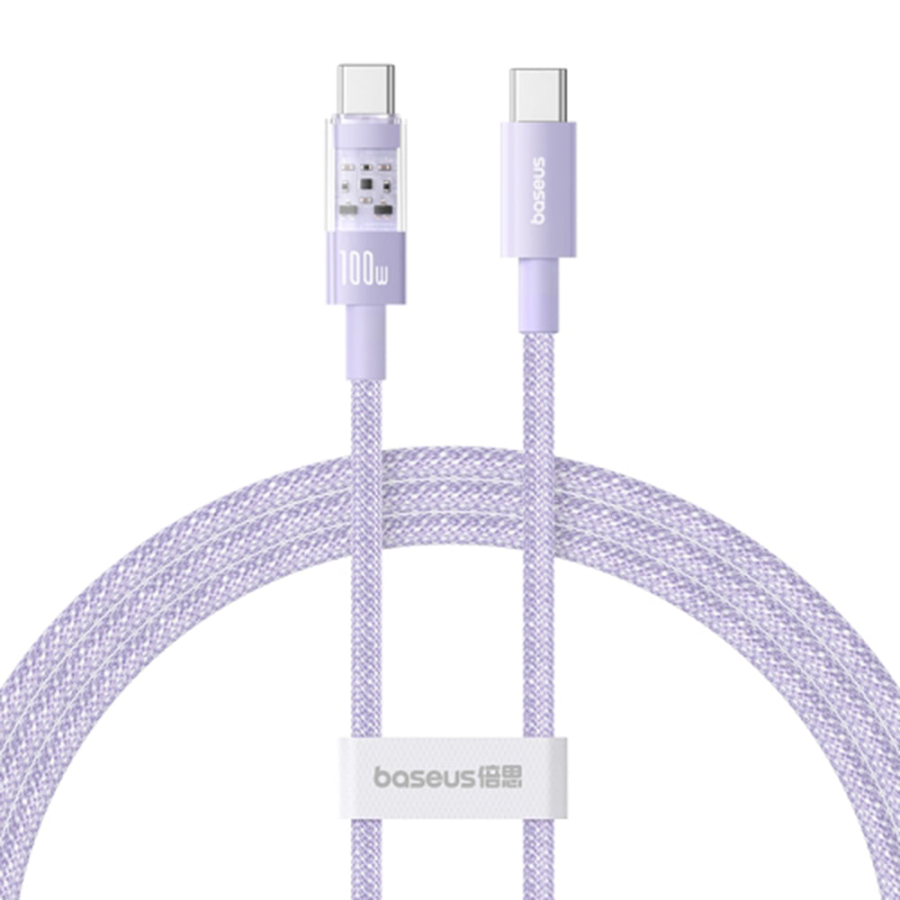 USB-C Data and Charging Cable - USB-C Baseus Gem, 100W, 1m, Purple P10373000511-00