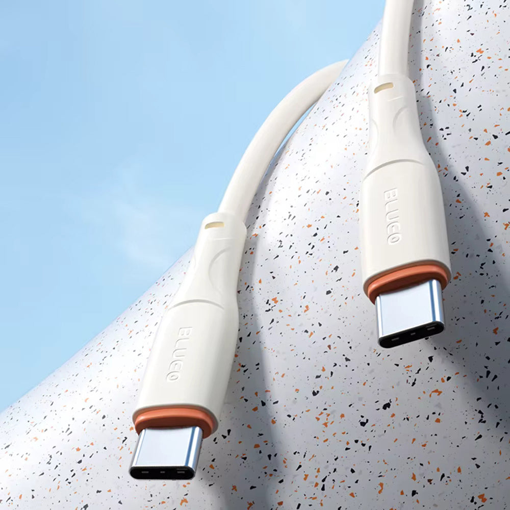 Data- en Oplaadkabel USB-C - USB-C Blueo Ape Legend, 100W, 1.5m, Oranje