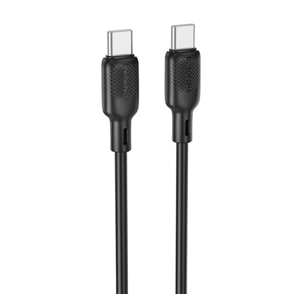 USB-C Data- en Oplaadkabel - USB-C Borofone BX113 Lenny, 60W, 2m, Zwart
