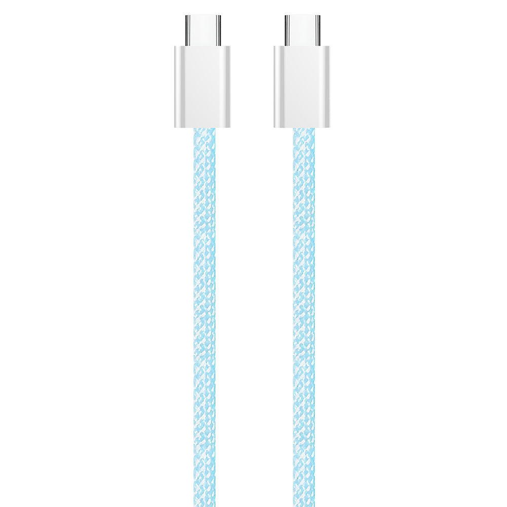 Data- en Oplaadkabel USB-C - USB-C ColorWay CW-CBPDCC061, 60W, 1m, Blauw
