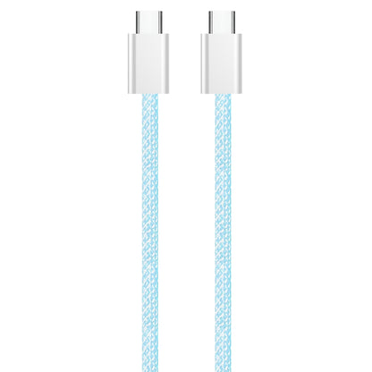 Data- en Oplaadkabel USB-C - USB-C ColorWay CW-CBPDCC061, 60W, 1m, Blauw