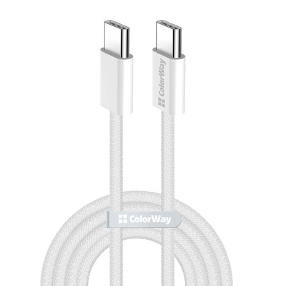 USB-C Data- en Oplaadkabel - USB-C ColorWay CW-CBPDCC061, 60W, 1m, Gri