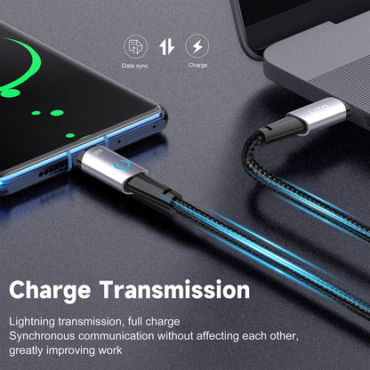 Data- en Oplaadkabel USB-C - USB-C Lito LD10CC, 60W, 1m, Zwart