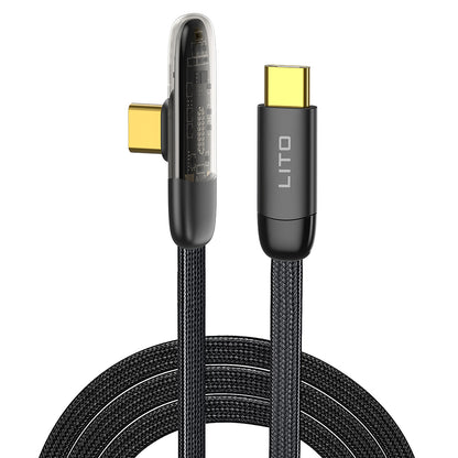 USB-C Data and Charging Cable - USB-C Lito LD11CC, 60W, 1m, Black