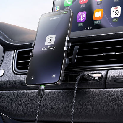 USB-C Data- en Oplaadkabel - USB-C McDodo CA-2000 Self Winding, 60W, 1.2m, Zwart