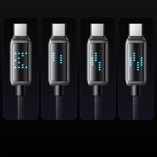 USB-C Data- en Oplaadkabel - USB-C McDodo CA-4250 Display, 100W, 1.2m, Zwart