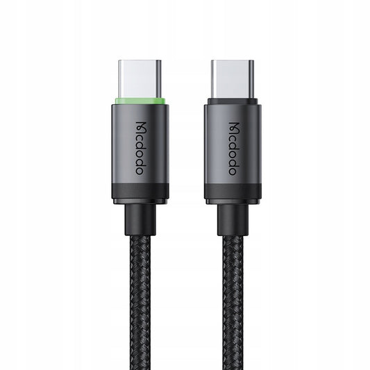 Data- en Oplaadkabel USB-C - USB-C McDodo CA-4410, 60W, 1m, Zwart