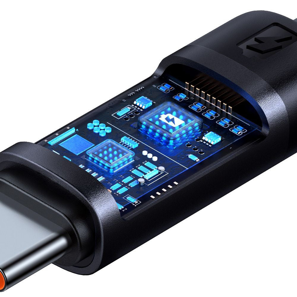 USB-C - USB-C Data- en Oplaadkabel McDodo CA-5780 Bat Display, 60W, 1.2m, Zwart