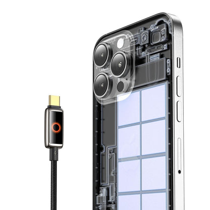 USB-C Data- en Oplaadkabel - USB-C McDodo CA-6680 Auto Power Off, 100W, 1.2m, Zwart