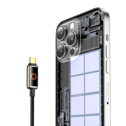 USB-C Data- en Oplaadkabel - USB-C McDodo CA-6681 Auto Power Off, 100W, 1.2m, Goud