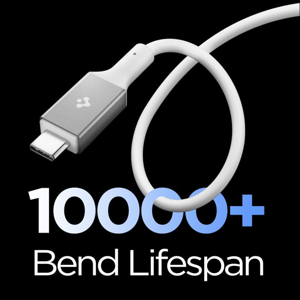 USB-C Data and Charging Cable - USB-C Spigen EB10020CC, 100W, 2m, White ACA08775