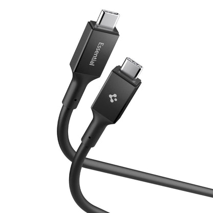USB-C Data- en Oplaadkabel - USB-C Spigen EB24012CC, 240W, 1.2m, Zwart