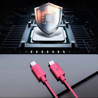 USB-C Data- en Oplaadkabel - USB-C Spigen EB6010CC, 60W, 1m, Roze ACA10414