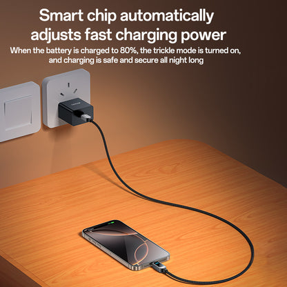 USB-C Data- en Oplaadkabel - USB-C Yesido CA179 Display, 100W, 1.2m, Zwart