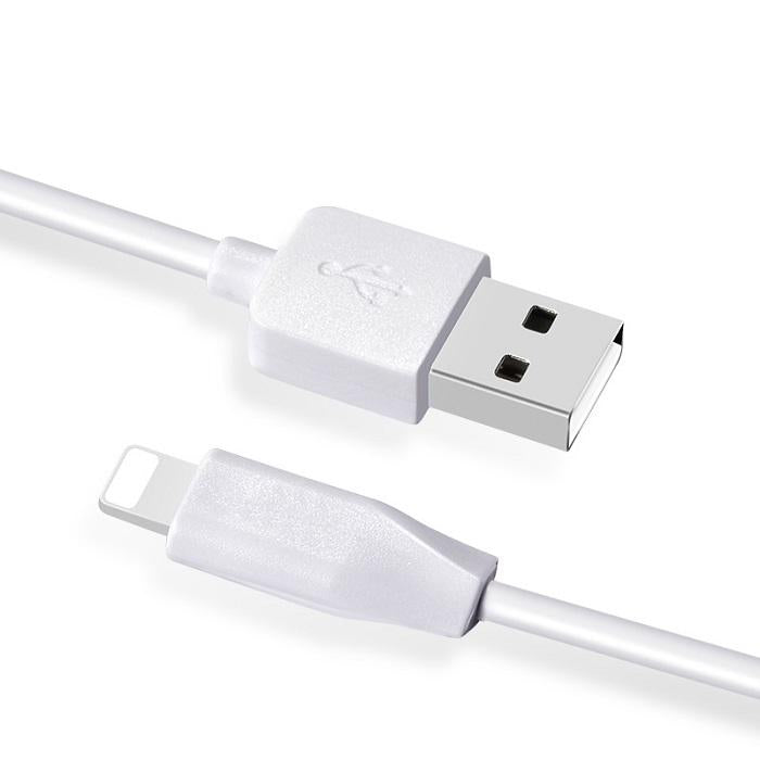 Data- en Oplaadkabel USB-A - Lightning HOCO Rapid X1, 18W, 2m, Wit