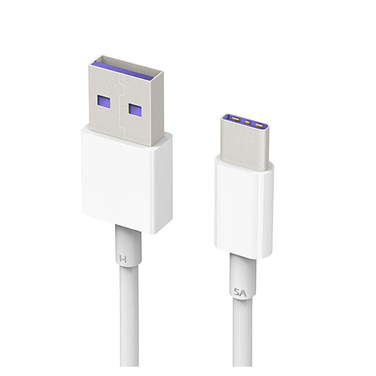 Data- en oplaadkabel USB-A - USB-C Huawei AP71, 40W, 1m, Wit 4072007