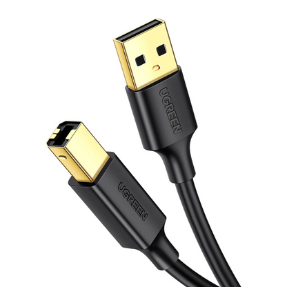 Printer Kabel UGREEN US135, USB-A - USB-B, 5m, Zwart