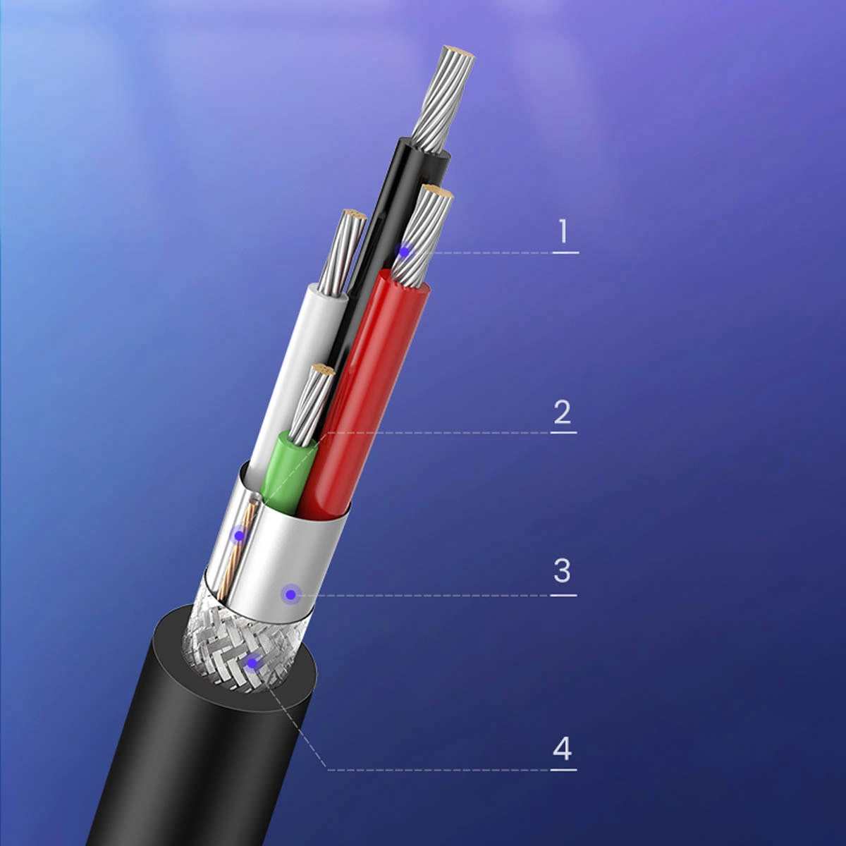 Printer Kabel UGREEN US135, USB-A - USB-B, 5m, Zwart