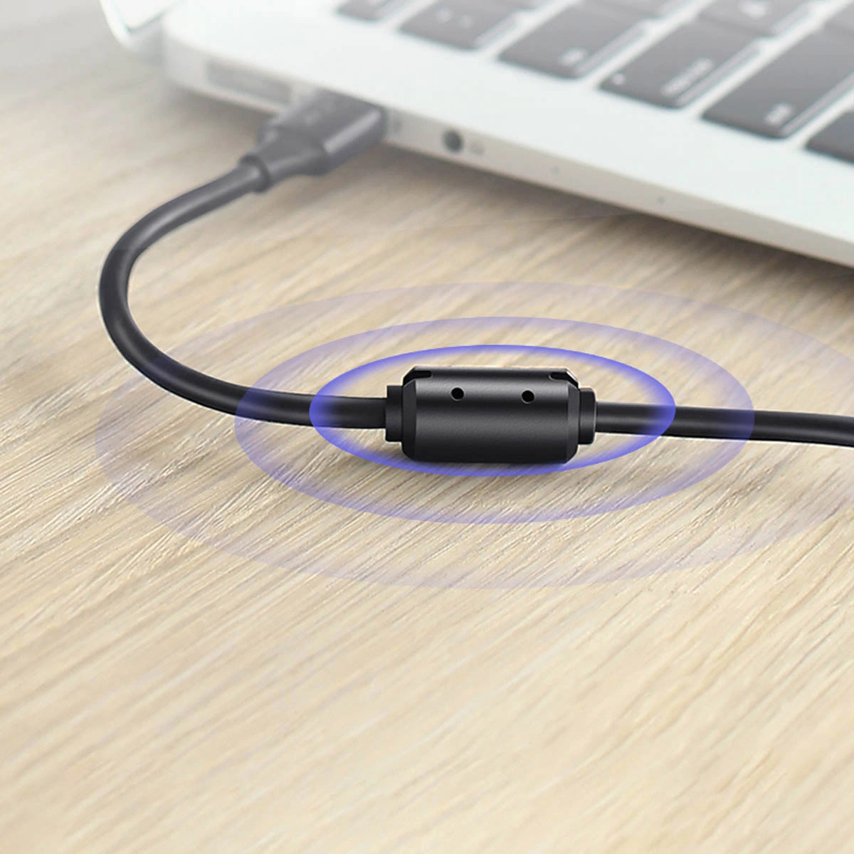 Printer Kabel UGREEN US135, USB-A - USB-B, 5m, Zwart