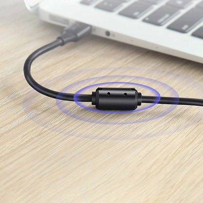 Printer Kabel UGREEN US135, USB-A - USB-B, 5m, Zwart
