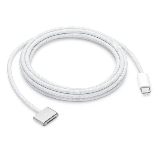 Oplaadkabel voor Apple MacBook Pro / Air, USB-C - MagSafe 3, 2m, Zilver MLYV3ZM/A MLYV3ZM/A