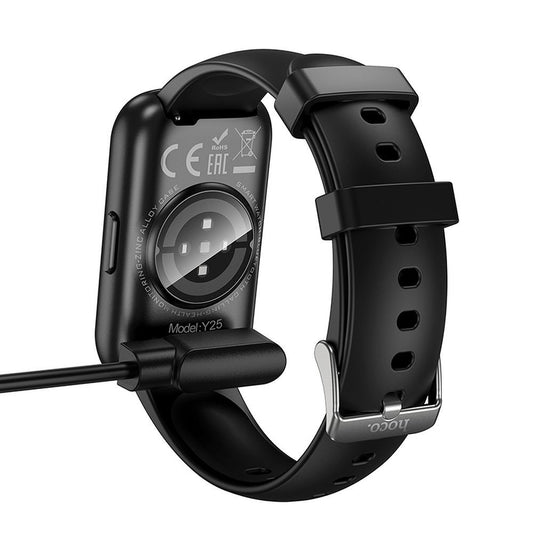 Oplaadkabel voor Smartwatch HOCO Y25, USB-A, Zwart