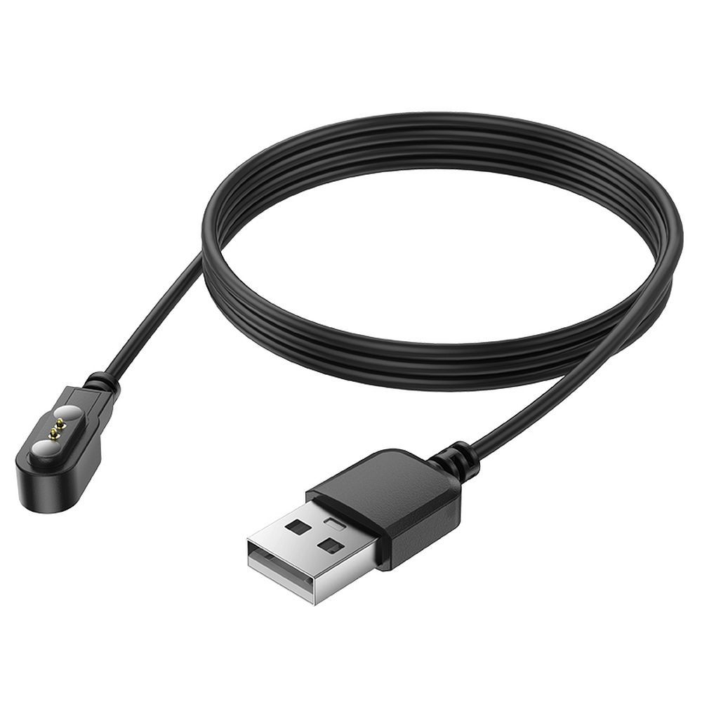 Oplaadkabel voor Smartwatch HOCO Y26 / Y27, USB-A, Zwart