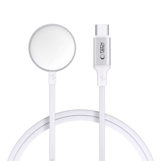 Tech-Protect MC02 Ultraboost C Charging Cable for Apple Watch Series, White