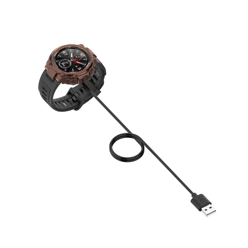 Oplaadkabel Techsuit THA2 voor Amazfit Watch Series, USB-A, Zwart