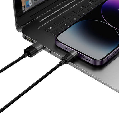 USB-A - Lightning / microUSB / USB-C Baseus StarSpeed 3in1 Oplaadkabel, 20W, 0.6m, Zwart P10319900111-00