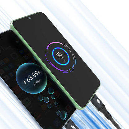 USB-A oplaadkabel - Lightning / microUSB / USB-C Dudao L3E 3in1, 60W, 1,2m, Zwart