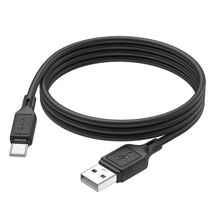 Data- en Oplaadkabel USB-A - USB-C HOCO X90, 60W, 1m, Zwart