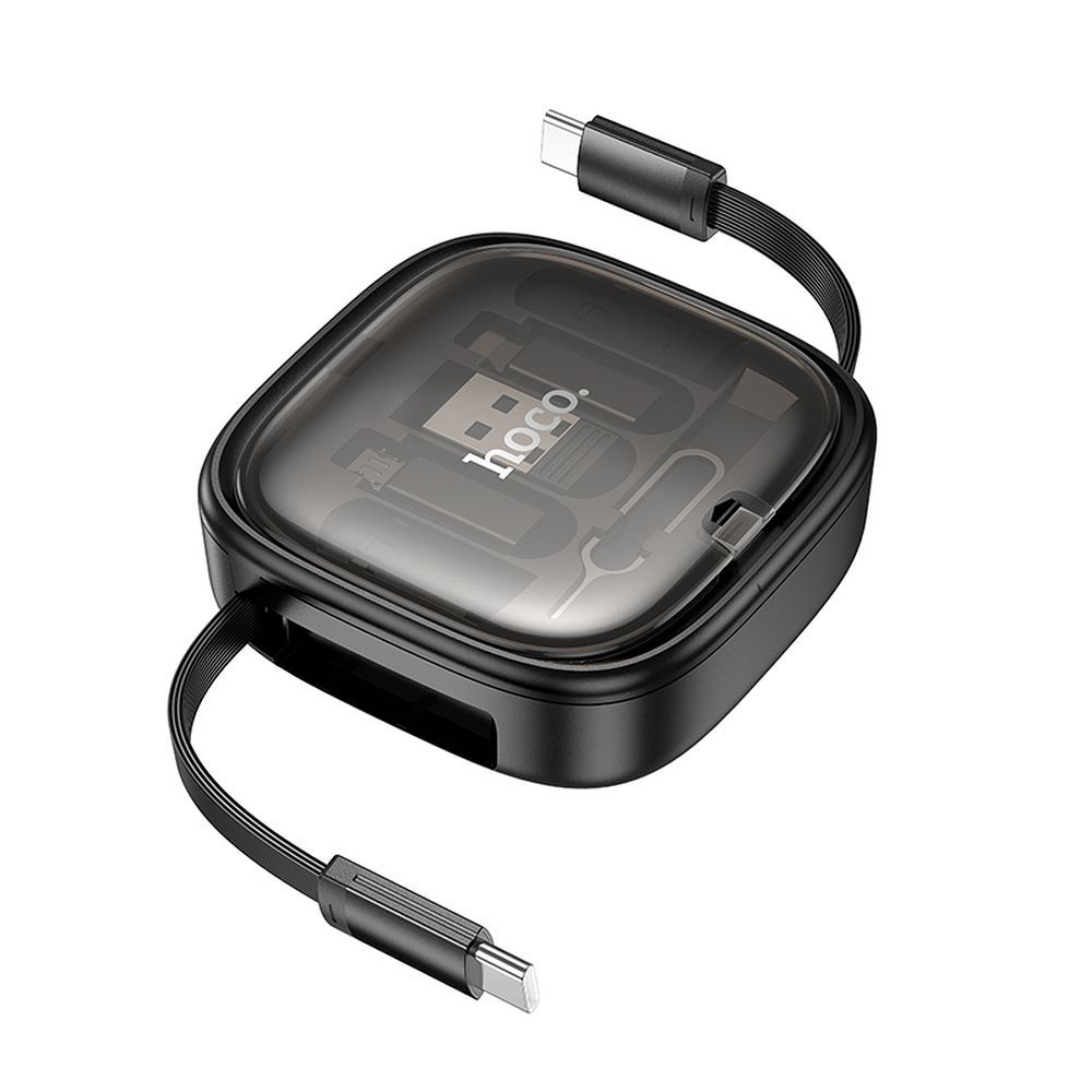 USB-C - USB-C Data- en Oplaadkabel HOCO U140, 60W, 0.95m, Zwart