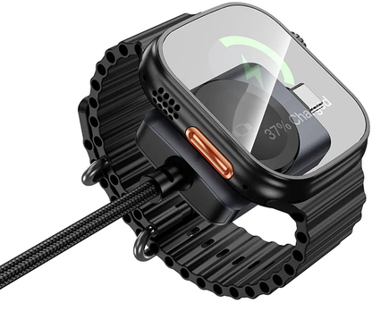 USB-C Oplaadkabel - USB-C HOCO CW66 2in1, 100W, 1,2m, Zwart