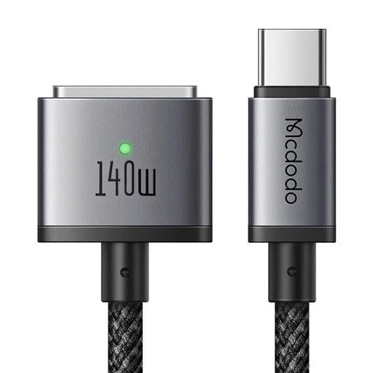 McDodo CA-1470 Oplaadkabel, USB-C - MagSafe 3, 140W, 2m, Zwart