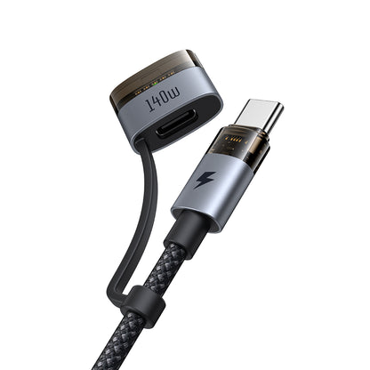 USB-C Oplaadkabel - USB-C / MagSafe 3 Mcdodo CA-8860, 240W, 2m, Zwart