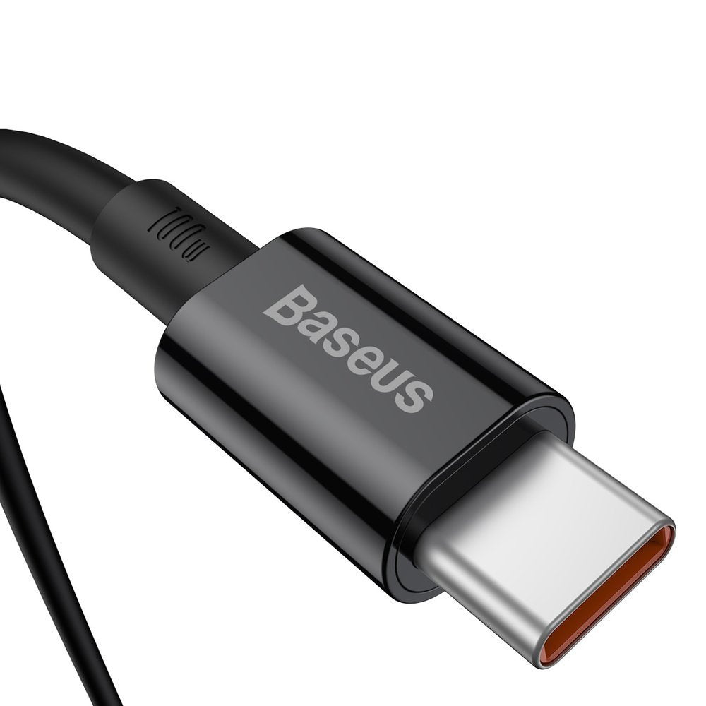 Data and Charging Cable USB-C - USB-C Baseus Superior Series, 100W, 2m, Black CATYS-C01