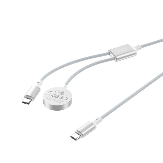 Draadloze Oplader XO Design CX030 voor Apple Watch Series, USB-C, Wit