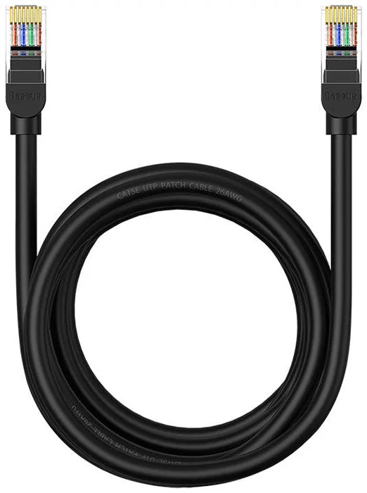Baseus Netwerkkabel, UTP, Cat5, 3m, Zwart B00133206111-04