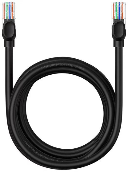 Baseus Netwerkkabel, UTP, Cat5, 3m, Zwart B00133206111-04