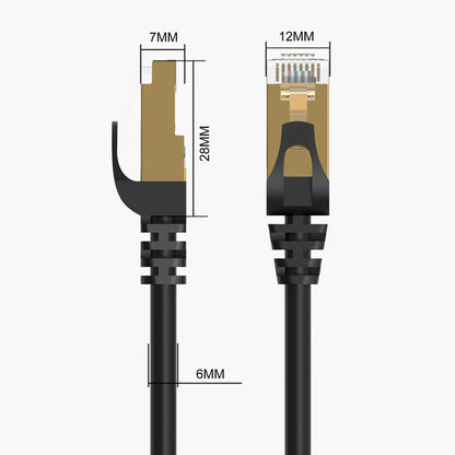 Orico Netwerkkabel PUG-C7, UTP, Cat7, 10m, Zwart