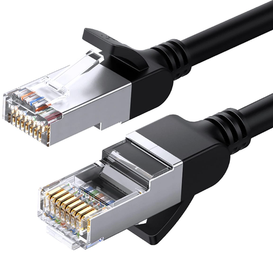 UGREEN NW101 Flat Netwerkkabel, UTP, Cat6, 3m, Zwart